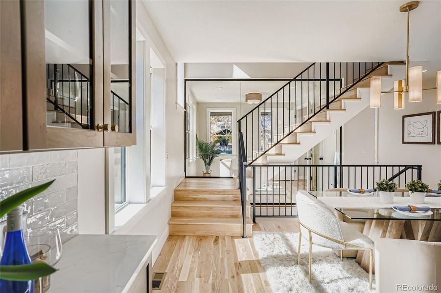 Furnished interior view inside a new home in , Denver (Image 11).
