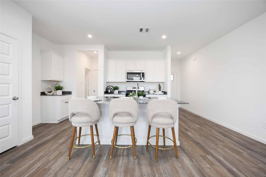 Furnished interior view inside a new home in Legacy Village, Houston (Image 9).