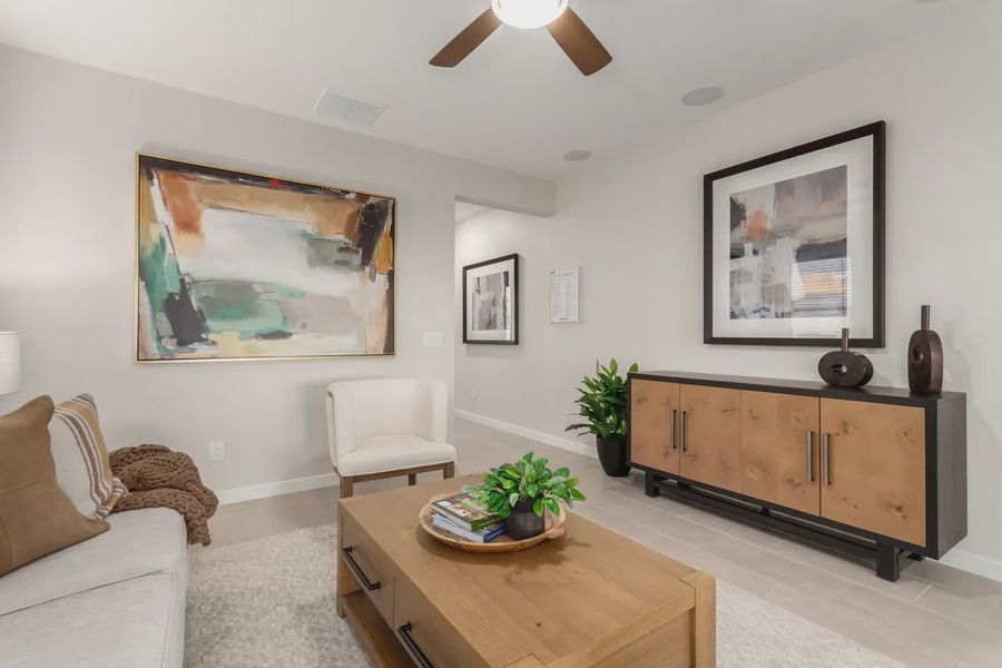 Furnished interior view inside a new home in Avanti at Granite Vista, Waddell (Image 6).