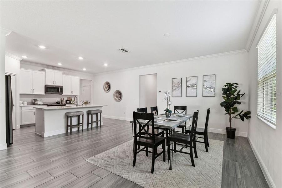 Furnished interior view inside a new home in , Land O' Lakes (Image 30).