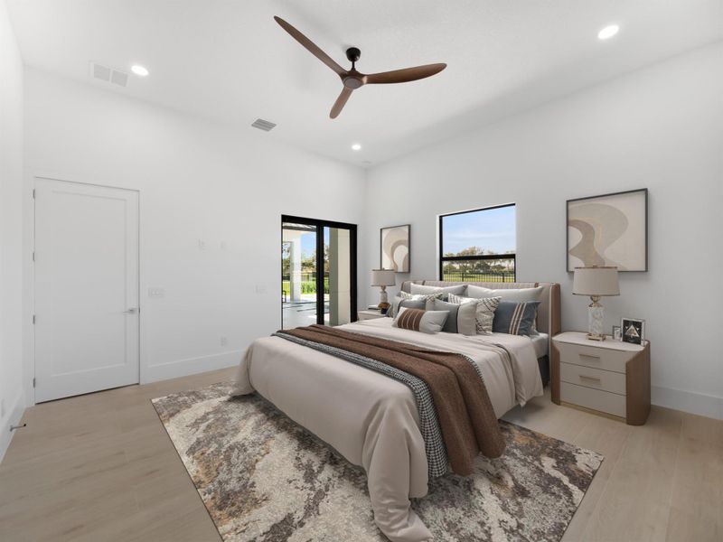 Furnished interior view inside a new home in , Port St. Lucie (Image 9).