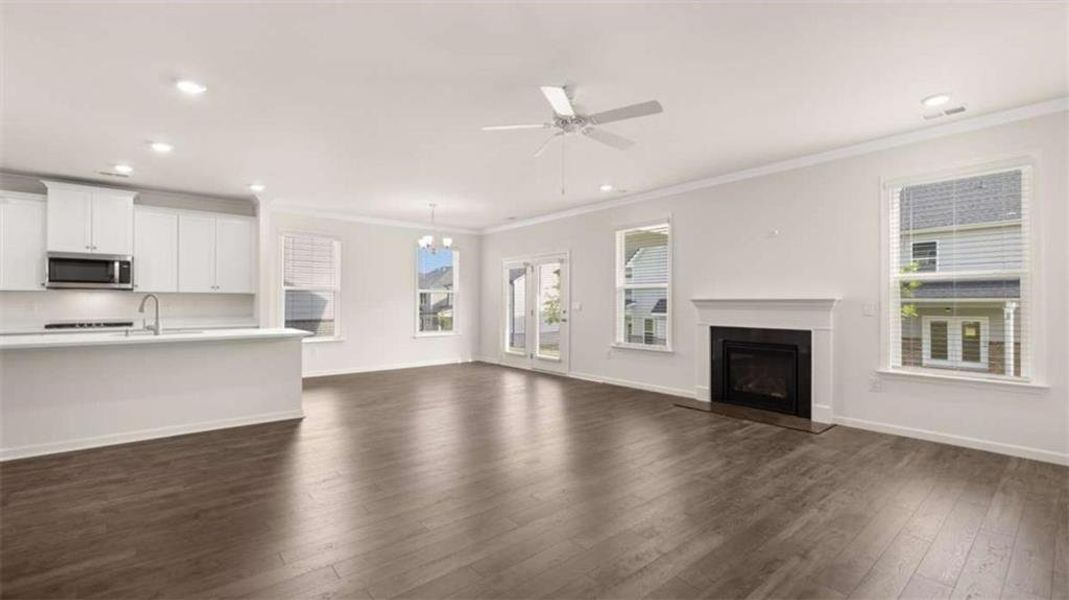 Spacious, unfurnished interior of a new home in Wildwood, Covington (Image 15). Spacious, unfurnished interior of a new home in Wildwood, Covington (Image 15).