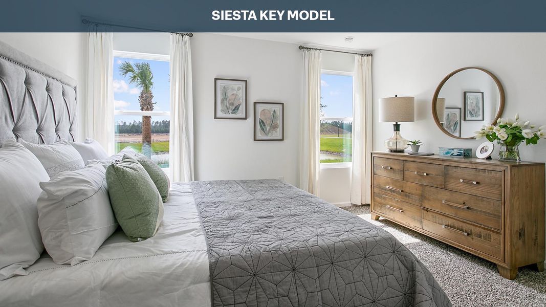 Representative furnished interior of a home built from the Siesta Key by D.R. Horton in Sawmill Branch Express, Palm Coast (Image 13).