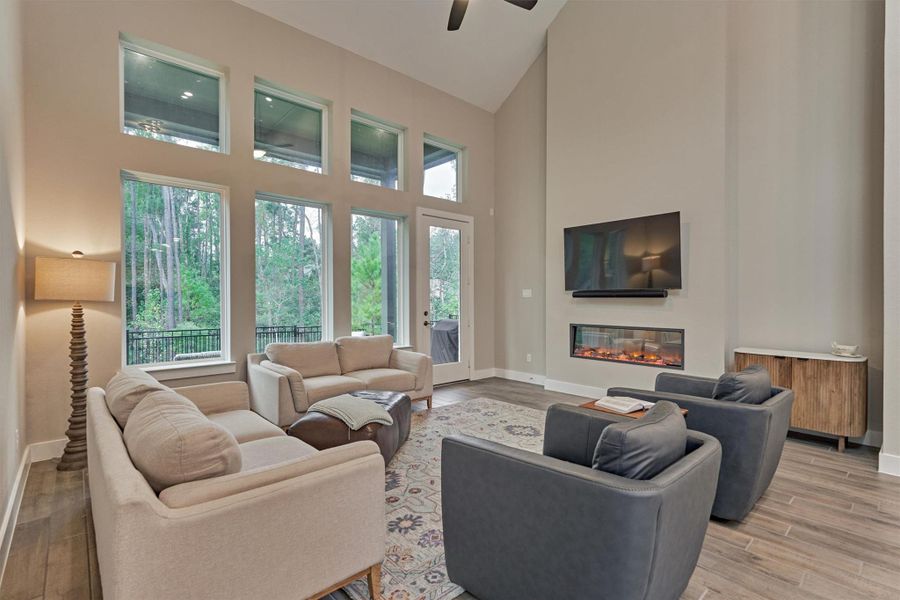 Furnished interior view inside a new home in Woodforest 50′, Montgomery (Image 34).