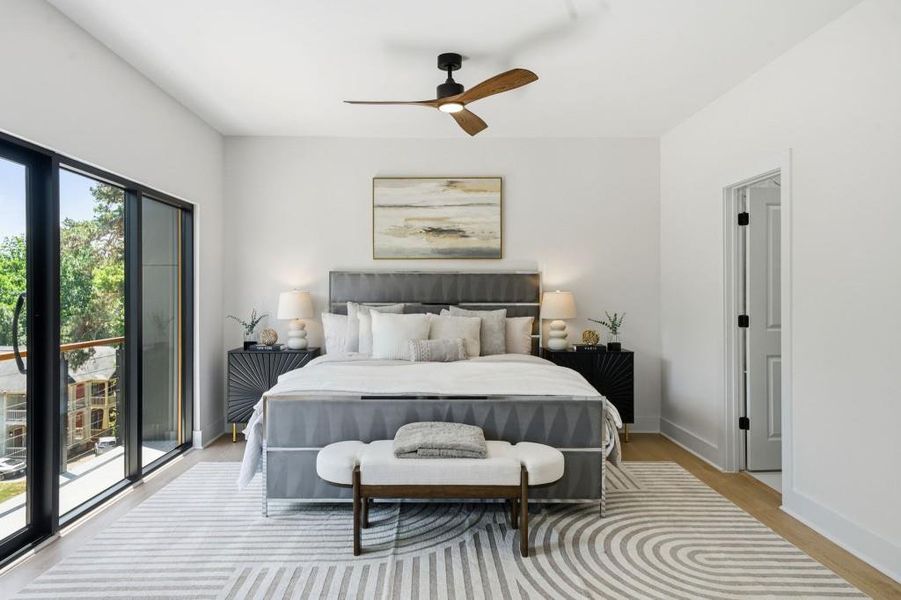 Furnished interior view inside a new home in , Decatur (Image 40).