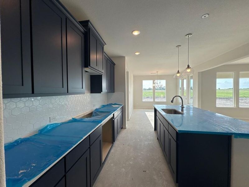 In-progress construction of a new home in Terra Escalante, Blue Ridge, TX (Image 6).