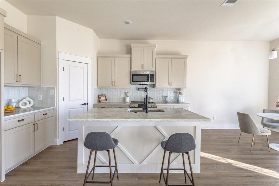 Furnished interior view inside a new home in , Fort Worth (Image 8).