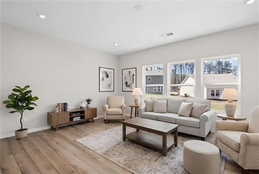 Furnished interior view inside a new home in Sage Woods, Dallas (Image 12).