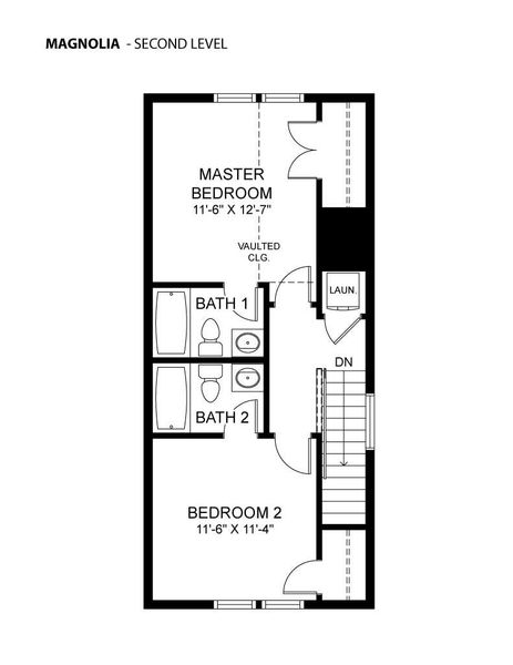 2D floor plan layout of this home in Prairie Song, Windsor, CO (Image 5).