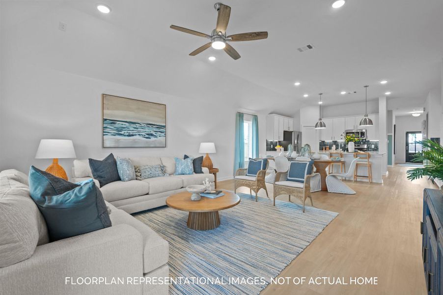 Furnished interior view inside a new home in Moran Ranch, Willis (Image 14).