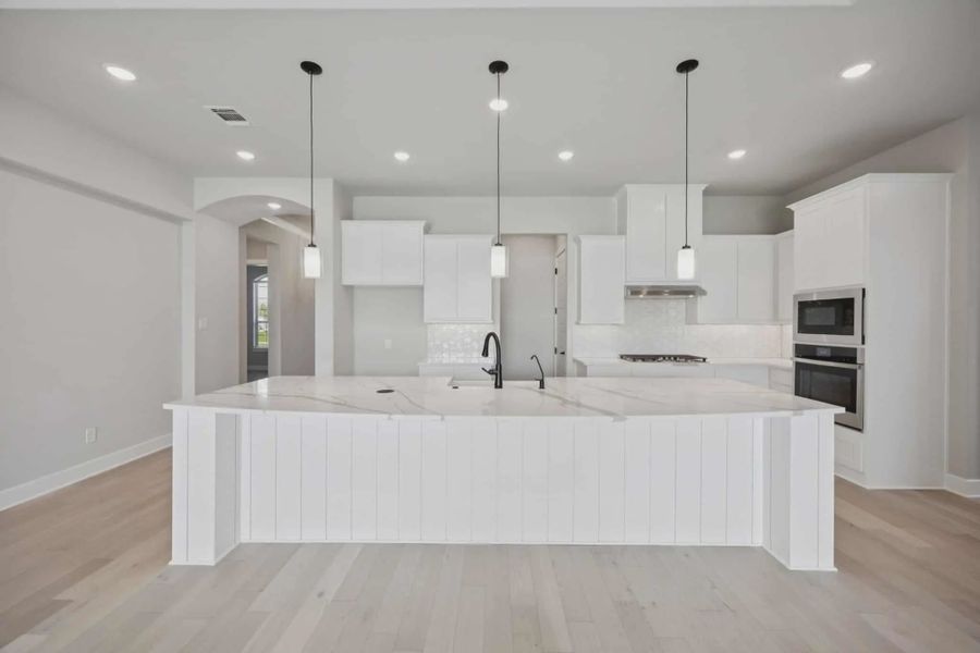 Furnished interior view inside a new home in Trinity Falls, McKinney (Image 5).