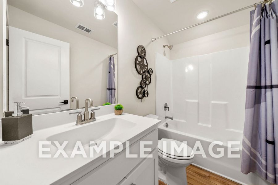 Representative furnished interior of a home built from the The Hickory B by Davidson Homes LLC in Cedar Farms, Winder (Image 42).