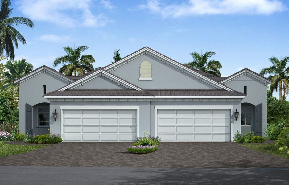 Representative exterior photo of a completed home built from the Tidewinds by Neal Communities in Grand Park, Sarasota, FL (Image 21).