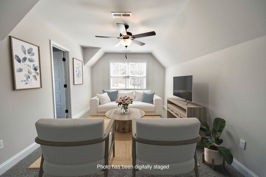 Representative furnished interior of a home built from the Topsail Schooner by Stevens Fine Homes in Brierwood, Shallotte (Image 10).