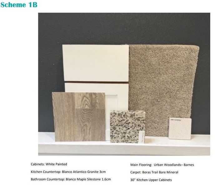 Sample of building materials used in homes in Mustang Meadows, Waller (Image 3).