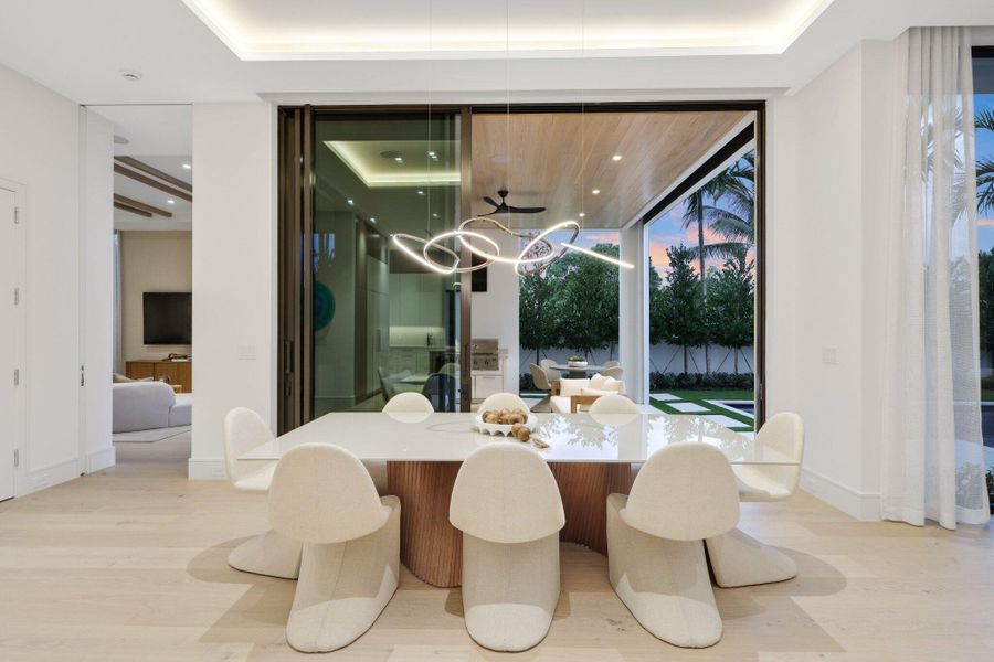 Furnished interior view inside a new home in , Delray Beach (Image 65). Furnished interior view inside a new home in , Delray Beach (Image 65).