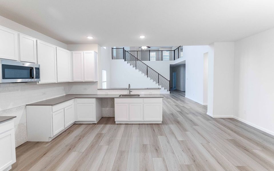 Furnished interior view inside a new home in Pebblebrook, Sherman (Image 4).