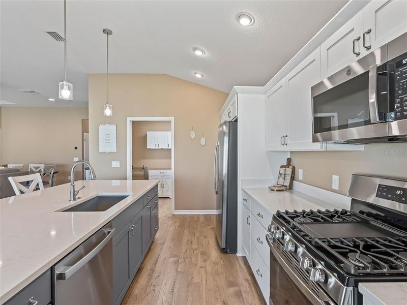 Furnished interior view inside a new home in , The Villages (Image 19).