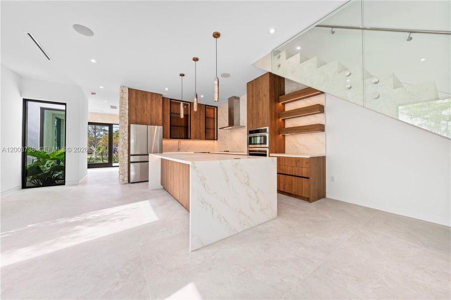 Furnished interior view inside a new home in , Miami (Image 5).