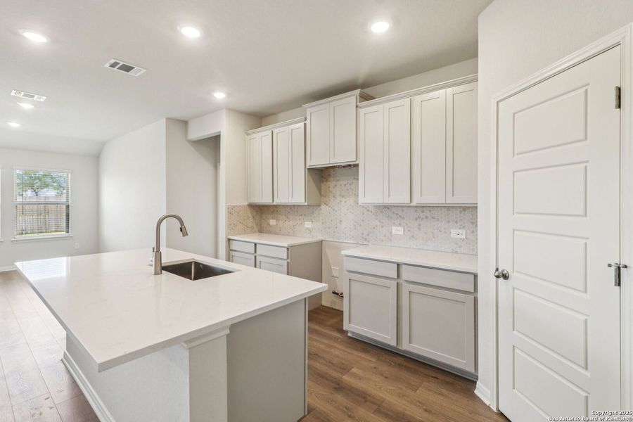 Furnished interior view inside a new home in Kallison Ranch, San Antonio (Image 15).