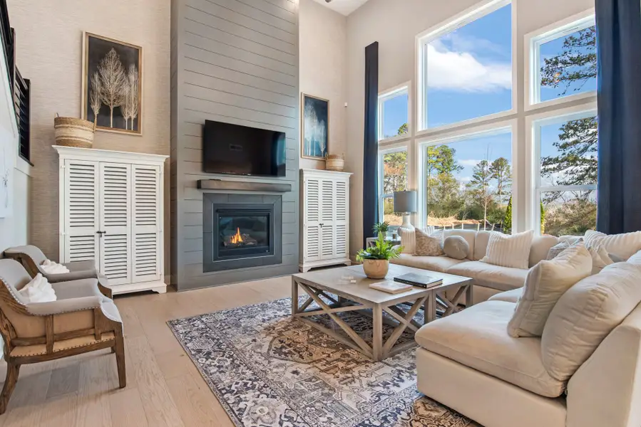 Representative furnished interior of a home built from the Grandin by Fischer Homes in The Dunes at Sandbar, Santa Rosa Beach (Image 76).