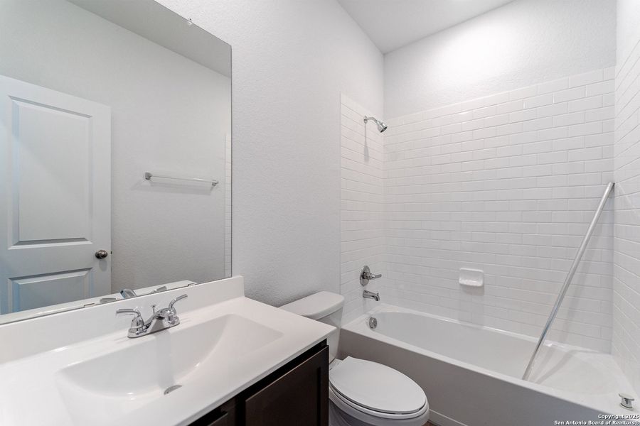Furnished interior view inside a new home in Katzer Ranch, Converse (Image 4).