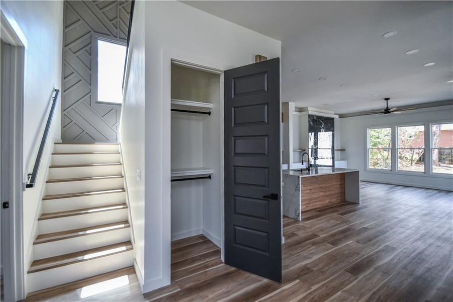 Furnished interior view inside a new home in , Atlanta (Image 46).
