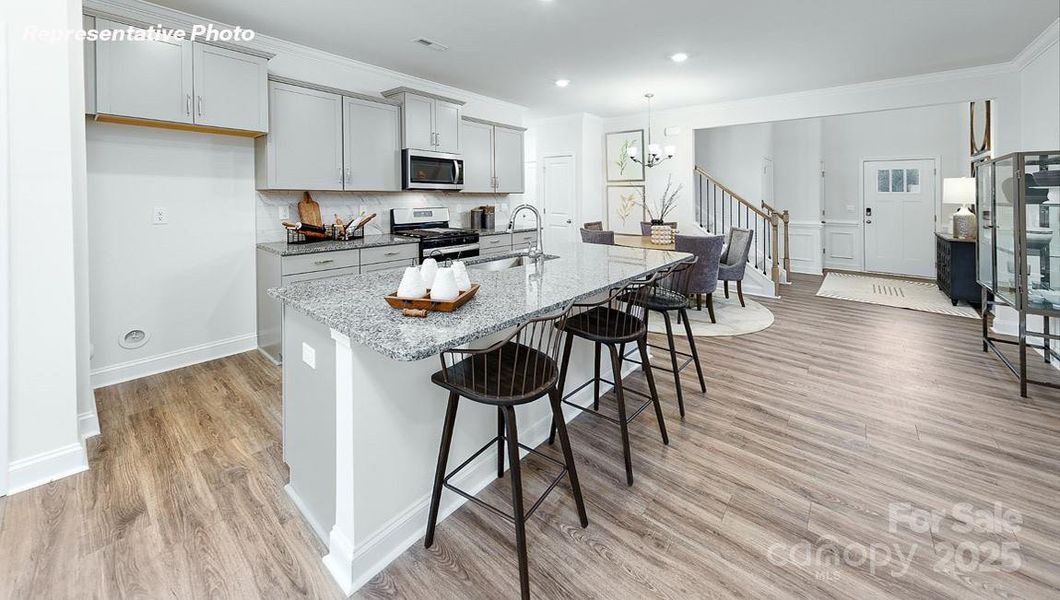 Furnished interior view inside a new home in Blackstone Bay Townhomes, Sherrills Ford (Image 24).