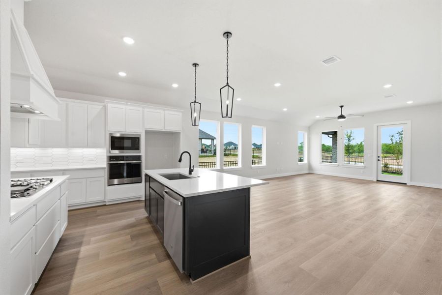 Furnished interior view inside a new home in Chambers Creek, Willis (Image 6).
