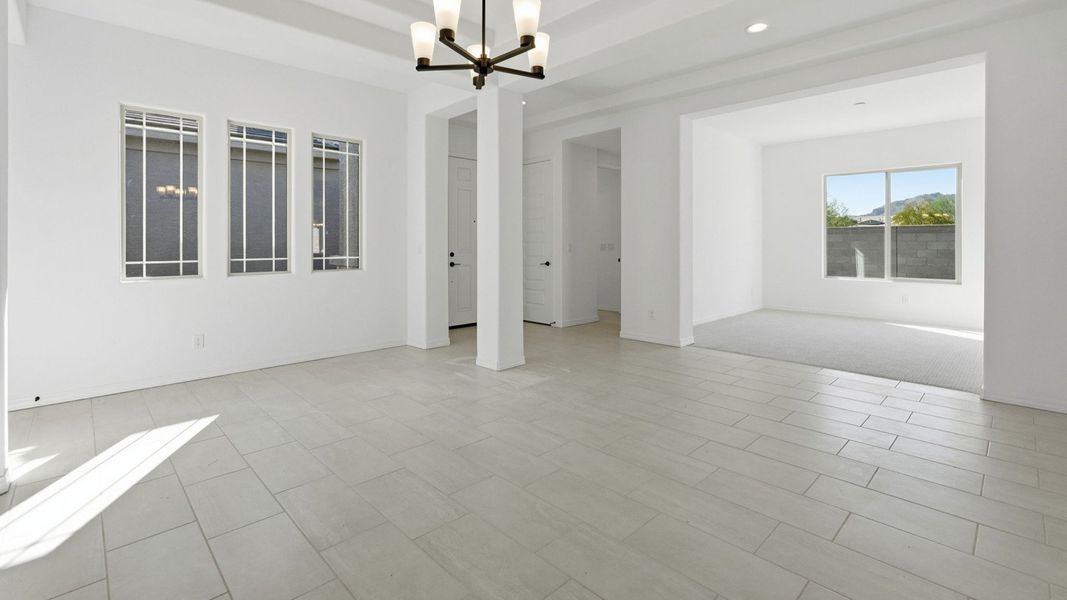 Furnished interior view inside a new home in Arroyo Seco - Palazzo, Buckeye (Image 25).