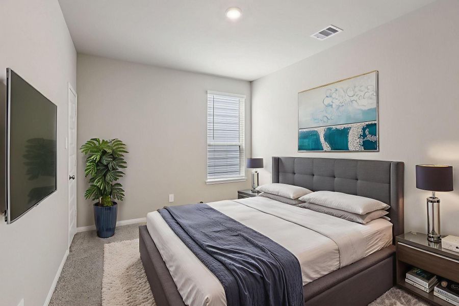 Furnished interior view inside a new home in Kemah Crossing - Luxe Series, Kemah (Image 10). Furnished interior view inside a new home in Kemah Crossing - Luxe Series, Kemah (Image 10).