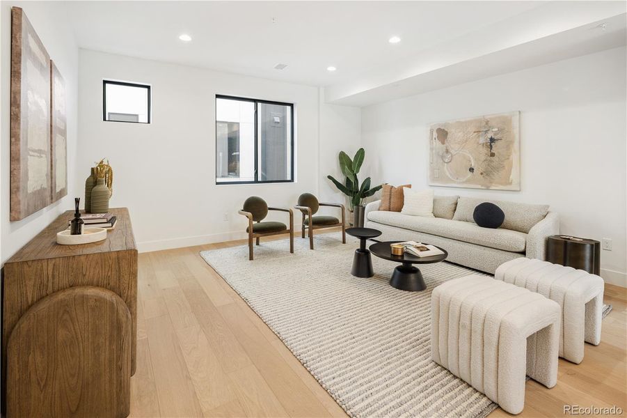 Furnished interior view inside a new home in , Denver (Image 7).