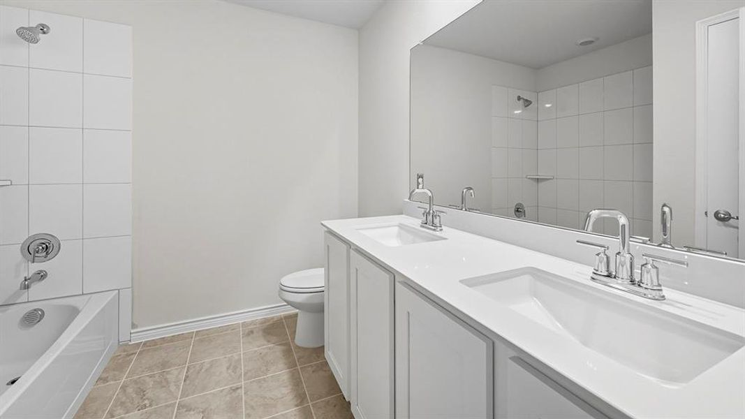 Furnished interior view inside a new home in Silverado, Aubrey (Image 15).