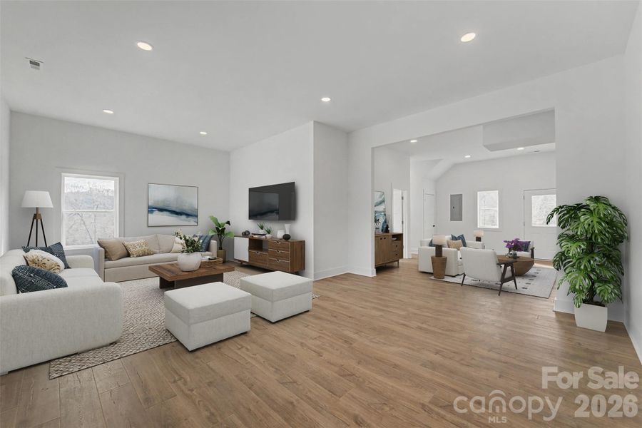 Furnished interior view inside a new home in , Tuckasegee (Image 16).