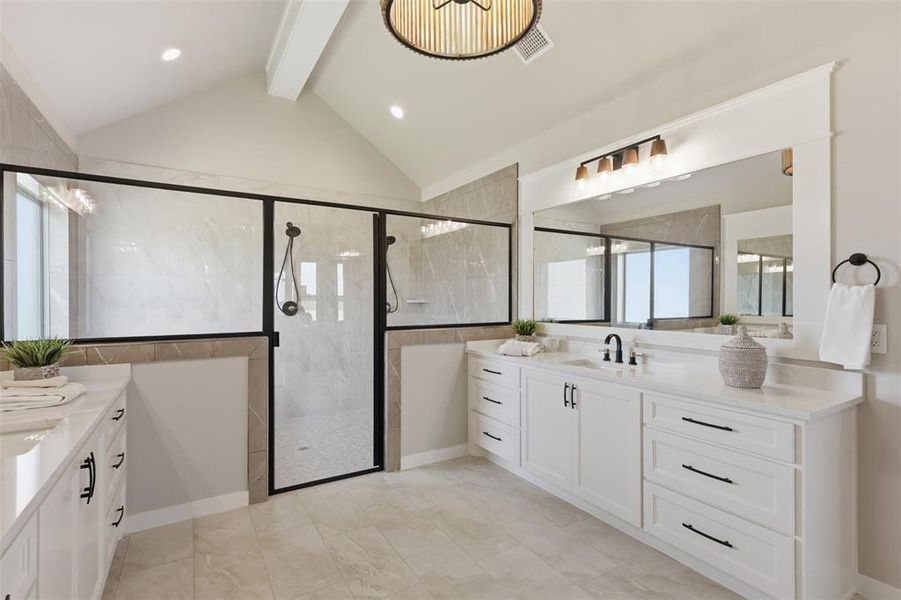 Furnished interior view inside a new home in , Granbury (Image 19).