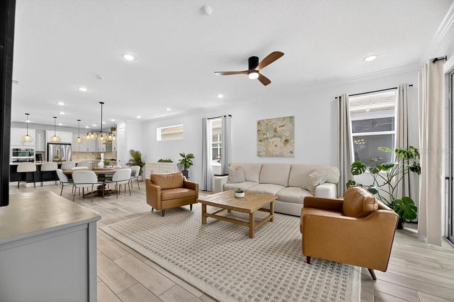 Furnished interior view inside a new home in Marisol Pointe at MiraBay Florida Series, Apollo Beach (Image 4).