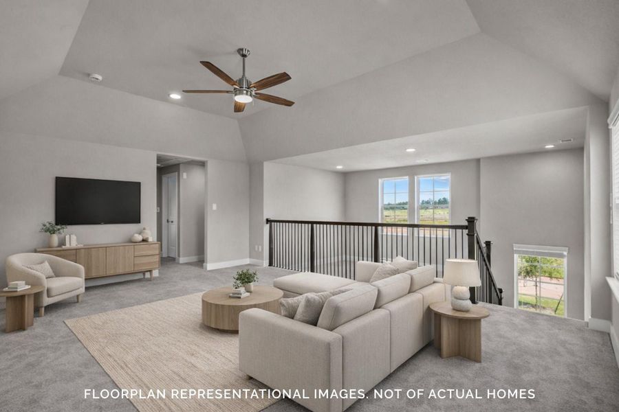 Furnished interior view inside a new home in The Oaks on 6th Street, Magnolia (Image 7).