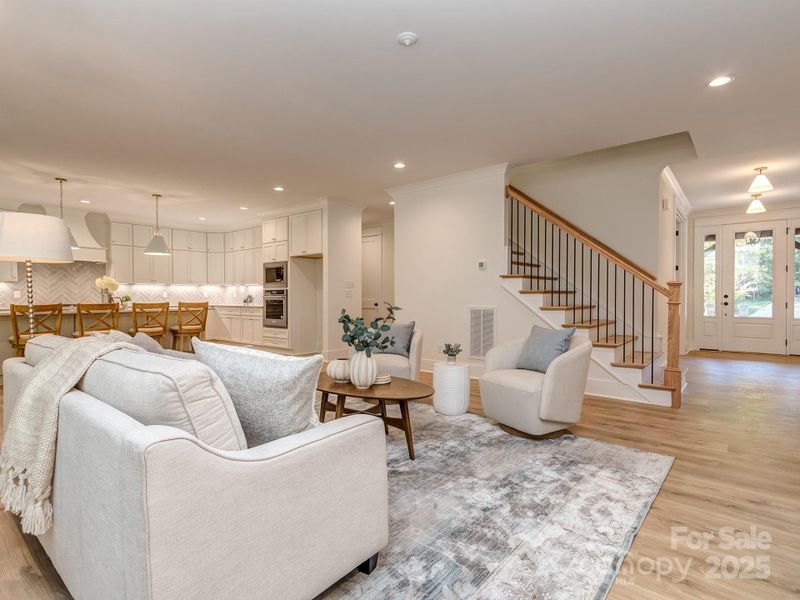 Furnished interior view inside a new home in , Matthews (Image 10).