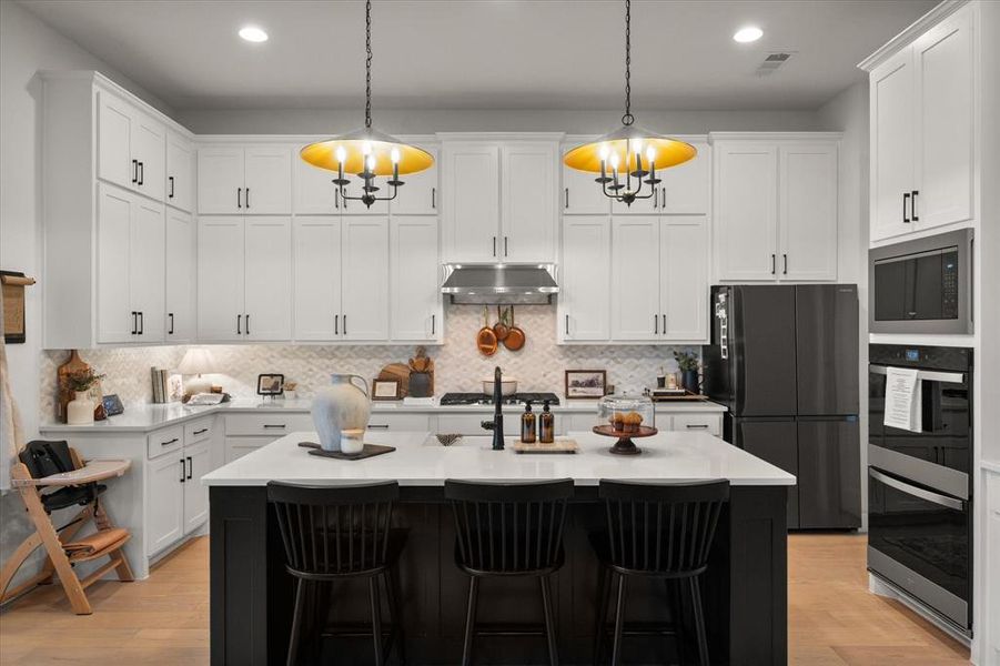 Furnished interior view inside a new home in BridgeWater, Midlothian (Image 7).