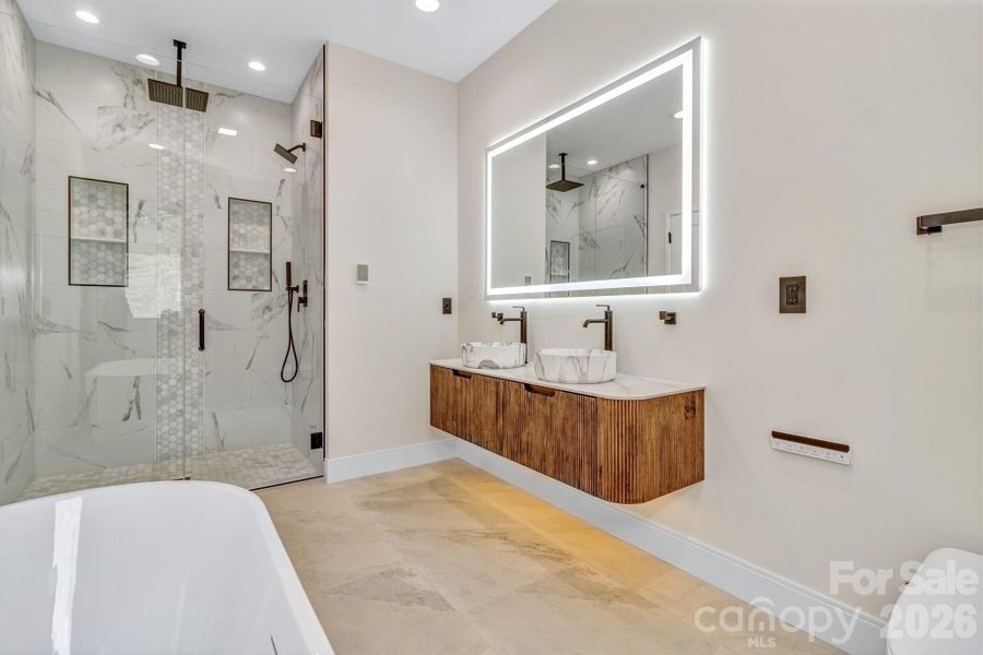 Furnished interior view inside a new home in , Hendersonville (Image 16).