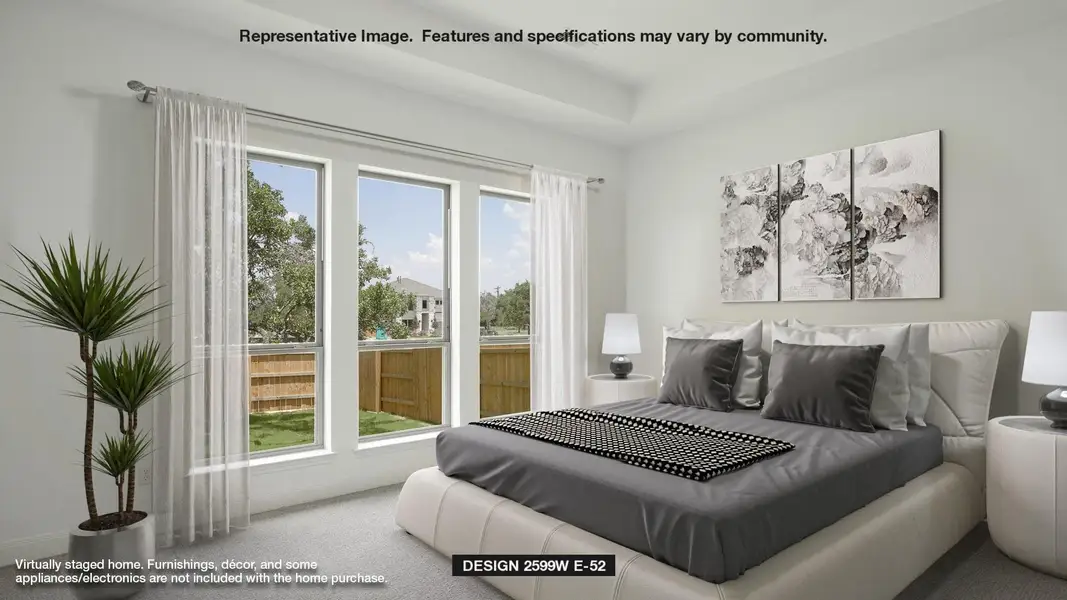 View of carpeted bedroom View of carpeted bedroom