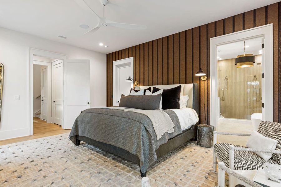 Furnished interior view inside a new home in , Sullivan's Island (Image 28).