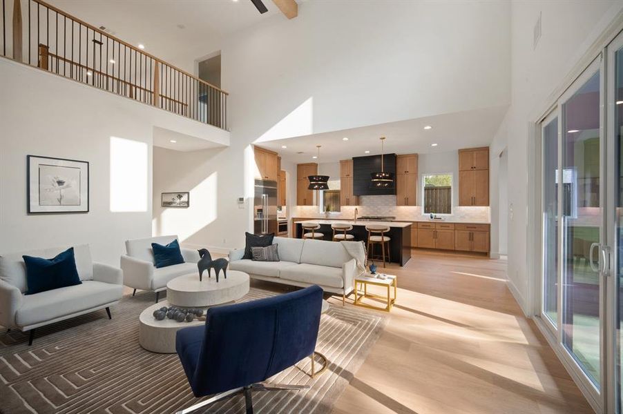 Furnished interior view inside a new home in , Dallas (Image 33).