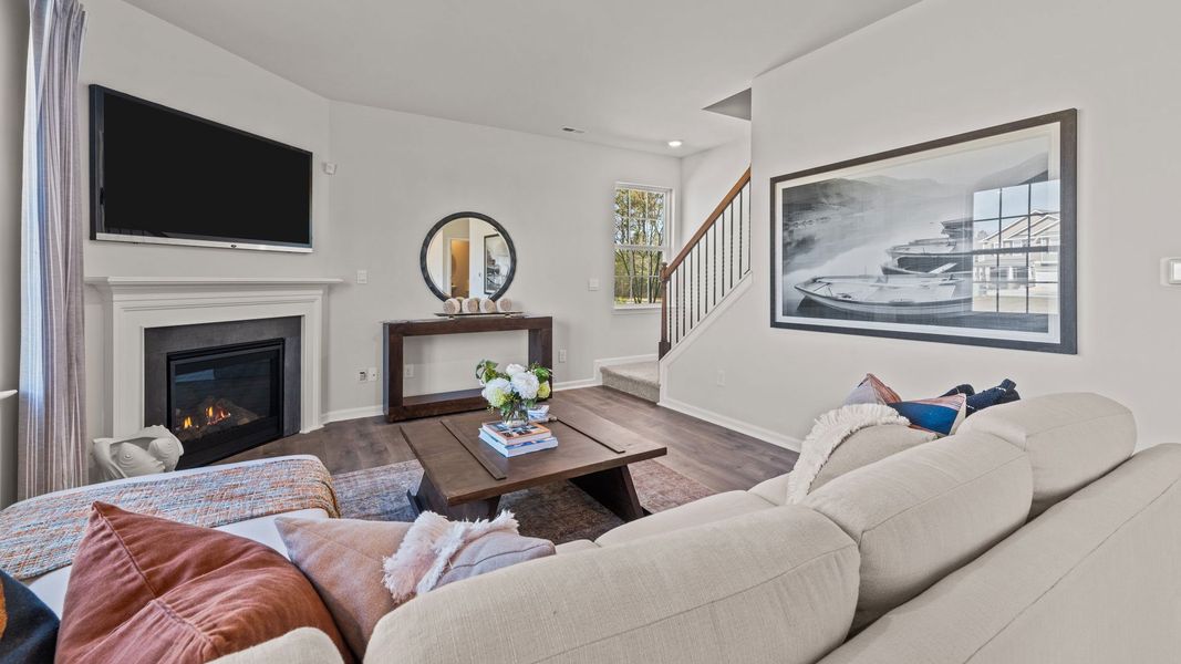 Furnished interior view inside a new home in West New Bern, New Bern (Image 15). Furnished interior view inside a new home in West New Bern, New Bern (Image 15).