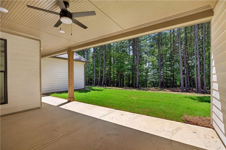 Exterior details and patio area of a home in , Buchanan (Image 31).