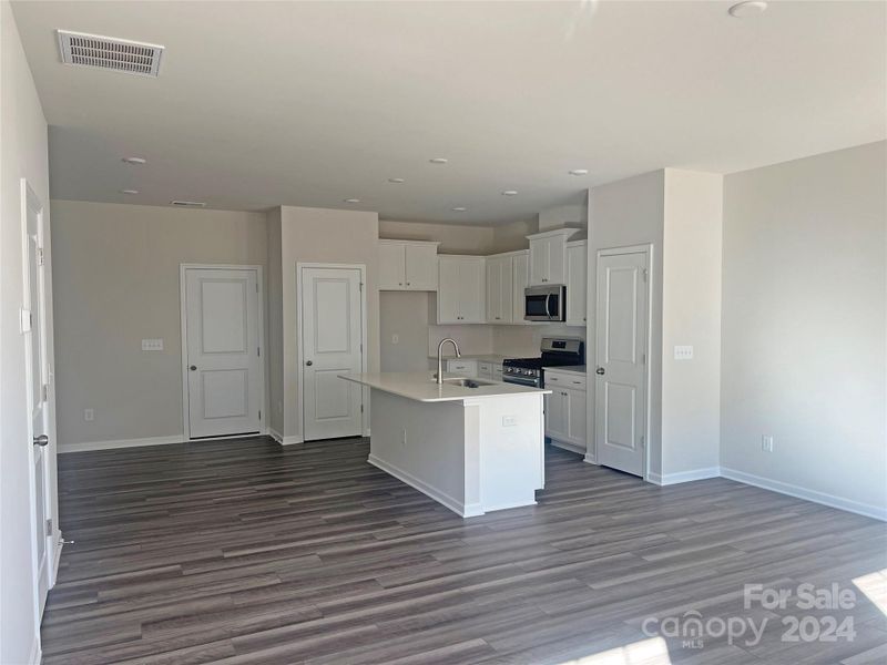 Family Room & Kitchen