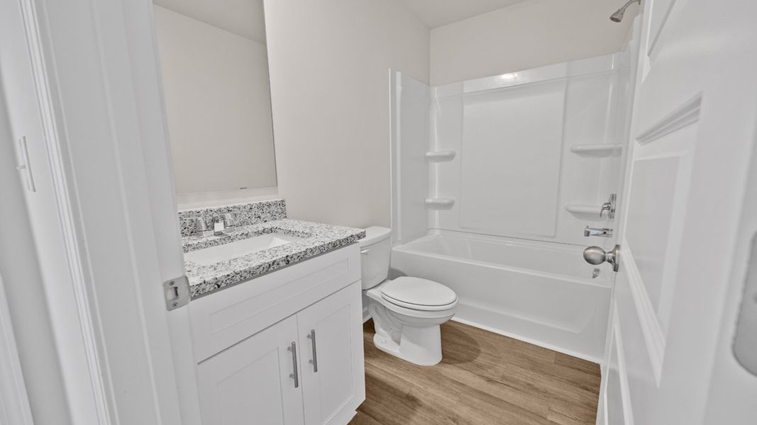 Furnished interior view inside a new home in Bellemeade Landing, Augusta (Image 12).