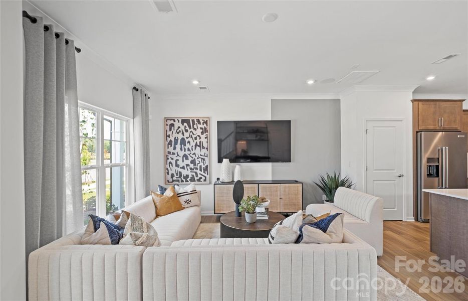Furnished interior view inside a new home in Parkside Crossing, Charlotte (Image 7).