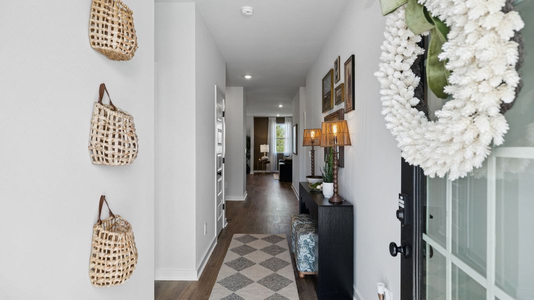 Representative furnished interior of a home built from the MILFORD A by D.R. Horton in Pottsview, Smyrna (Image 8).