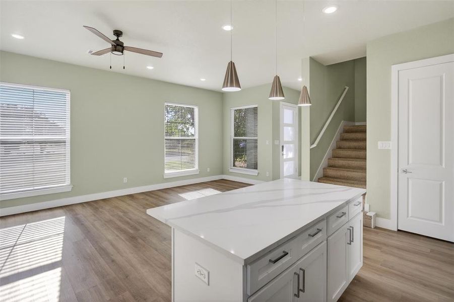Furnished interior view inside a new home in , Fort Worth (Image 9).